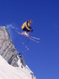 Skiing at Arapaho Basin, CO Photographic Print by Bob Winsett