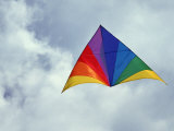 Colorful Delta Kite Photographic Print by Hal Gage