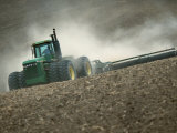 Tractor in Field Photographic Print