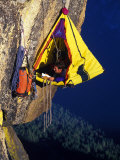 Rock Climber Resting off Rock Photographic Print by Greg Epperson