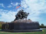 Iwo Jima Mem Statue, Arlington Natl Cemetery, VA Photographic Print by Dennis Macdonald