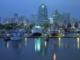 Harbor & Downtown at Dusk, San Diego, CA Photographic Print by Mark Gibson