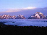 Jackson Hole Valley and Teton Range, WY Photographie par Stephen Saks