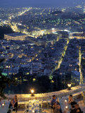 Acropolis & Likavitos Hill, Athens, Greece Photographic Print by Walter Bibikow