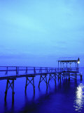Pier, Mississippi Gulf, Bay St. Louis, MS Photographic Print by Kindra Clineff