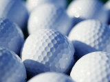 Close-up of Golf Balls Photographic Print by Guy Crittenden