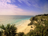 Mar Caribe, Tulum, Yucatán, México Lámina fotográfica por Walter Bibikow