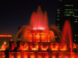 Buckingham Fountain at Night, Chicago, Illinois Photographic Print by Bruce Leighty