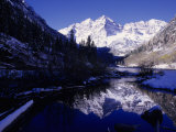 Maroon Bells Wilderness Area Lámina fotográfica por Robert Franz
