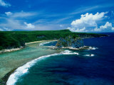 Aerial of Bird Island, Saipan Photographic Print by Francie Manning