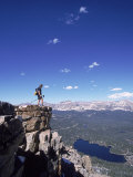 Hiker, Bald Mt, High Uintas, UT Photographic Print by Cheyenne Rouse