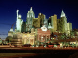 New York New York, the Strip, Las Vegas, NV Photographic Print by James Lemass