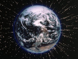 Earth Bombarded by Stars Photographic Print by Chris Rogers