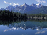 Bow Range, Banff National Park, Alberta, Canada Lámina fotográfica