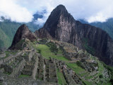 View of Incan Ruins, Machu Picchu, Peru Fotografie-Druck von Shirley Vanderbilt