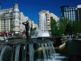 Plaza De Espania in Madrid, Spain Photographic Print by Peter Adams