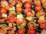 Chicken Kabobs Lámina fotográfica por Amy And Chuck Wiley/wales