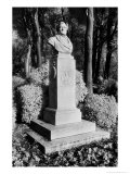 Statue of Richard Wagner by F. Schaper, the Giardini Pubblici, Castello Giclee Print by Simon Marsden