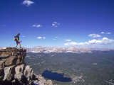 Hiker, Bald Mt, High Uintas, UT Photographic Print by Cheyenne Rouse