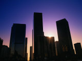 High Rise Buildings LA CA Photographic Print by Gary Conner