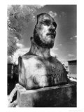 Statue at Montparnasse Cemetery, Paris, France Giclee Print by Simon Marsden
