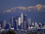 View of San Gabriel Mountain, Los Angeles Photographic Print by Gary Conner