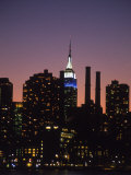 Midtown East Skyline at Dusk, NYC Photographic Print by Barry Winiker