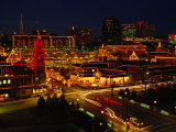 Kansas City Plaza, at Christmas, Missouri Photographic Print by John Dominis