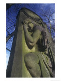 Tomb of Ninon Michaelis, Kensal Green Cemetery, London, England Giclee Print by Simon Marsden
