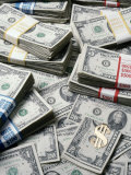 US Currency Photographic Print by Matthew Borkoski