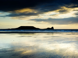 The Worms Head, Gower Peninsula, South Wales Photographie par Martin Page