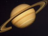 View of Saturn from Voyager 2 Photographic Print