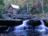 Glade Creek Mill, Babcock Street Park, WV Stampa fotografica di Everett Johnson