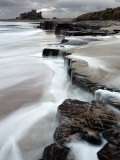 View of Bamburgh Castle, UK Photographic Print by David Clapp