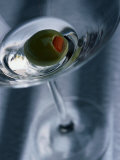 Olive in a Wine Glass Photographie par William Swartz