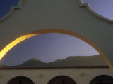 Arch and Mountain at Dawn, Ojai, CA Photographic Print by David Wasserman