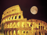 The Colosseum at Night, Rome, Italy Lámina fotográfica por Terry Why The Colosseum at Night, Rome, Italy Lámina fotográfica por Terry Why