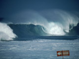 Crashing Waves, Oahu, Hawaii Photographie par Bill Romerhaus