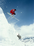 Airborne Alpine Skier, Crested Butte, CO Photographic Print by Paul Gallaher