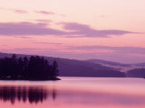Sunset, Adirondack Lake, NY Photographic Print by Rudi Von Briel