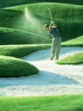 Golfing Photographic Print
