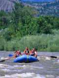 Animas River Near Durango Co, Whitewater Rafting Photographic Print by Wiley & Wales