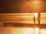 Father and Son Fishing Photographic Print by Bob Winsett