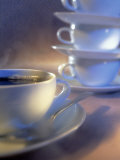 Coffee Cups Stacked Photographic Print by Ellen Kamp