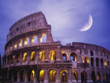 The Colosseum at Night, Rome, Italy Photographie par Terry Why