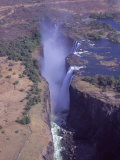 Victoria Falls in Zimbabwe Photographic Print by Frank Perkins