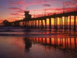Michele Burgess - Huntington Beach Pier, CA - Fotografik Baskı