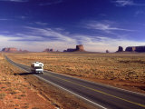 Camper on Highway 163, Monument Valley, AZ Photographic Print by E. J. West