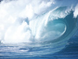 Big Waves on the North Shore of Oahu, HI Photographie par Gary Hofheimer