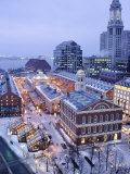 Quincy Market, Faneuil Hall, Boston, MA Photographie par James Lemass